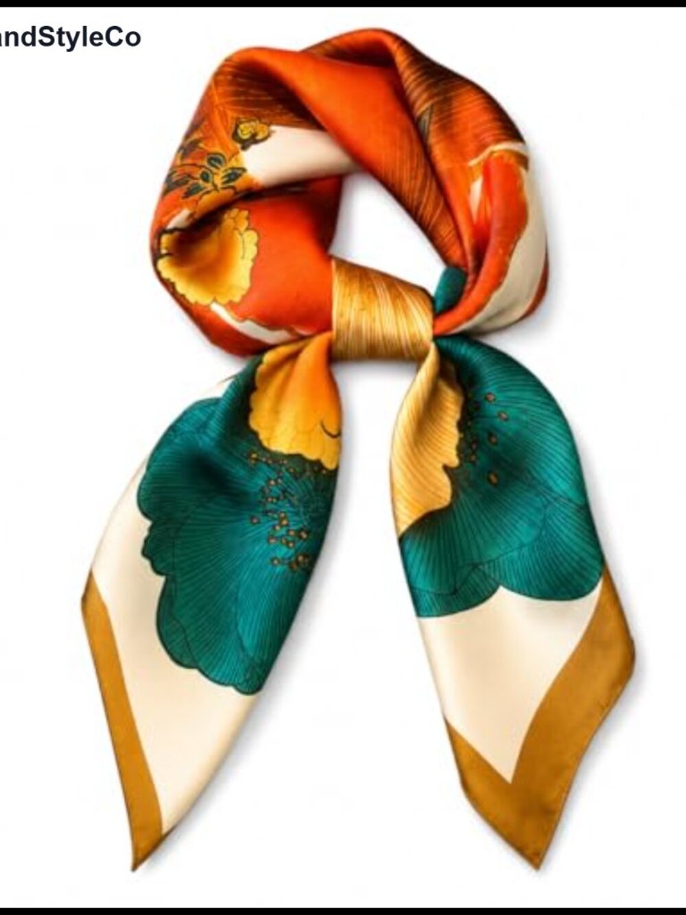Satin Square Scarf 27.5in Silky Head Wrap Hair Neck Scarf